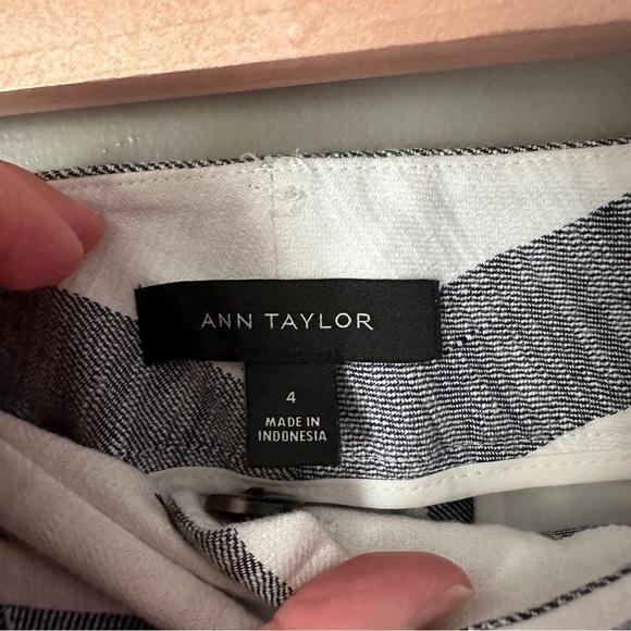 Ann Taylor Striped Lined shorts - Picture 2 of 9